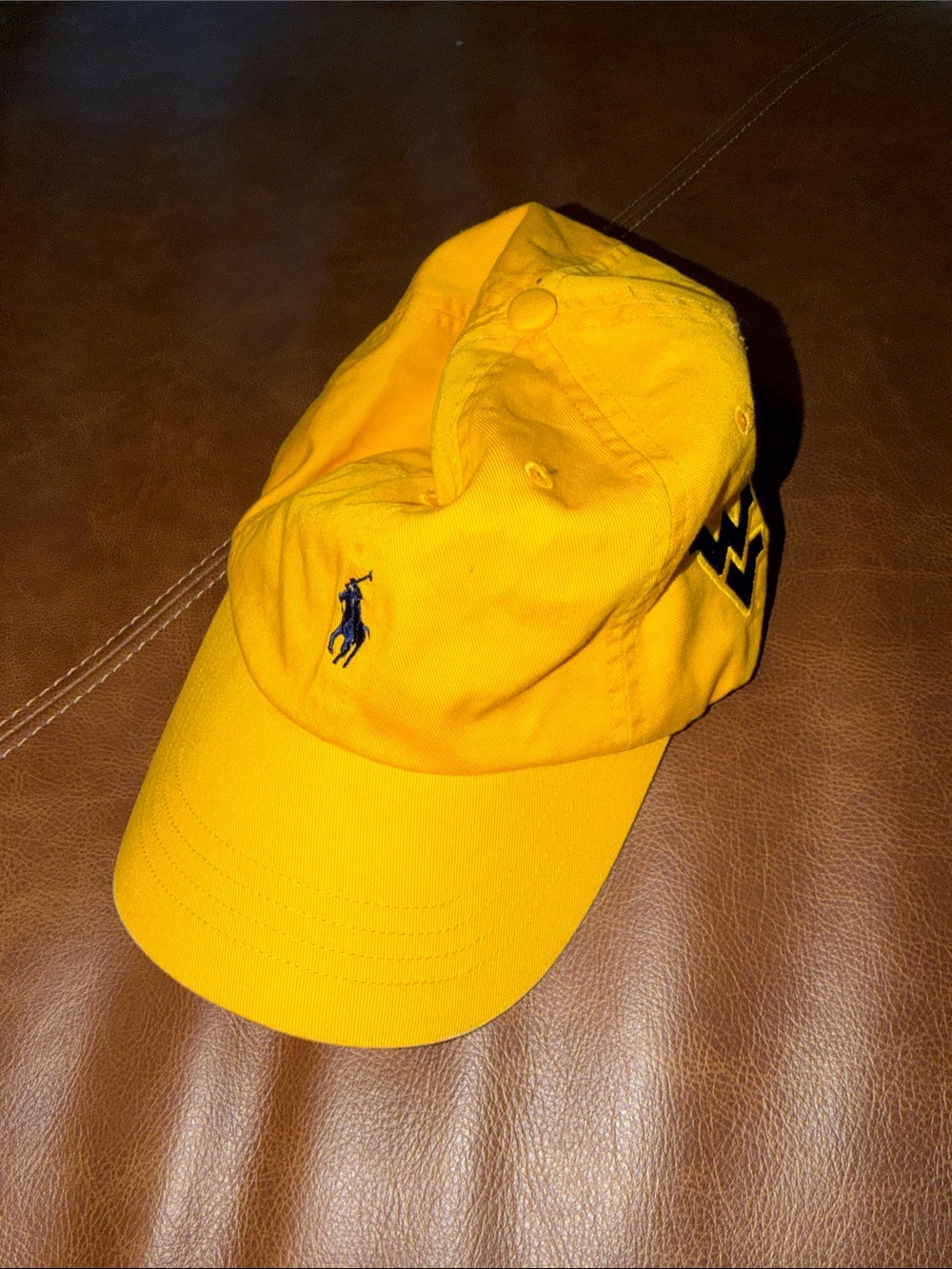 Polo by Ralph Lauren Bright Yellow WVU Baseball Cap